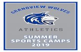 SUMMER SPORTS CAMPS 2019 -