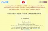 Collaborative Project of NHM, UNICEF and IIHMRU
