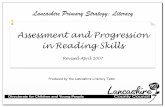 Assessment and Progression in Reading Skills