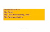 Introduction to Big Data, Big Data Processing, and Big