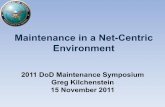 Maintenance in a Net-Centric Environment
