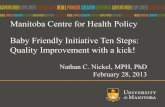 Manitoba Centre for Health Policy Baby Friendly Initiative ...