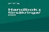 Handbok om försäkringar 2020 Handbok om - PTK