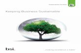 Keeping Business Sustainable