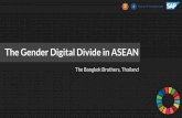 The Gender Digital Divide in ASEAN