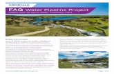 FAQ Water Pipeline Project