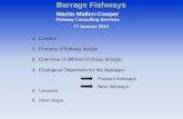 Barrage Fishways - Home Enviro Data SA