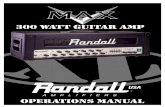 VMAX - Randall Amplifiers