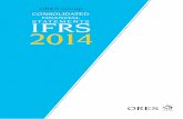 ORES Group CONSOLIDATED FINANCIAL IFRS STATEMENTS 2014