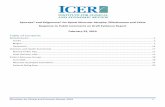 Table of Contents - ICER