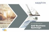 SAP Business ByDesign Brochure - Sapphire Systems
