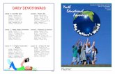 Youth DAILY DEVOTIONALS Educational Adventures