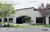 FOR LEASE 500 MENLO DRIVE