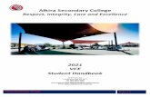 2021 VCE Student Handbook - alkirasecondarycollege.com.au