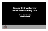 Streamlining Survey Workflows Using GIS