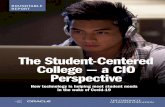The Student-Centered College — a CIO Perspective