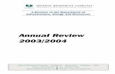 Annual Review 2003/2004