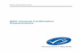 MSC General Certification Requirements v2.4