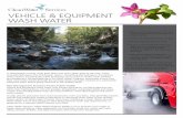 VEHICLE & EQUIPMENT WASH WATER