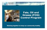 Fats, Oil and Grease (FOG) Control Program