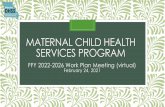 Maternal child health services program