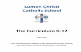 The Curriculum K-12