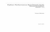 Python Performance Benchmark Suite Documentation