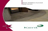 Kent Hidden Curved Slot Drain