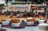 Providing for Essential Needs - UNHCR