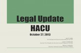 Legal Update HACU