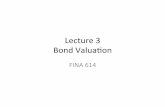 Lecture’3’ Bond’Valuaon’ - Simon Foucher