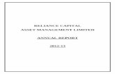 RELIANCE CAPITAL ASSET MANAGEMENT LIMITED ANNUAL …