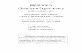 Exploratory Chemistry Experiments