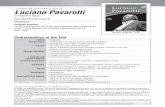 10 TEACHER’S GUIDE Luciano Pavarotti