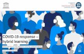 COVID-19 response hybrid learning - UNESCO