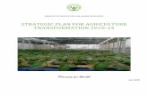 STRATEGIC PLAN FOR AGRICULTURE TRANSFORMATION 2018-24