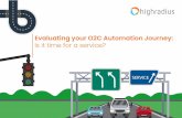 Evaluating your O2C Automation Journey