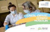 Clinical Support Services workplan