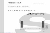COLOR TELEVISION 20AF44