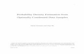 Probability Density Estimation from Optimally Condensed ...