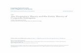 The Proprietary Theory and the Entity Theory of Corporate ...
