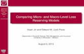 Comparing Micro- and Macro-Level Loss Reserving Models