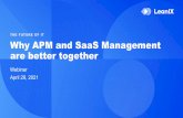 THE FUTURE OF IT Why APM and SaaS Management are better ...