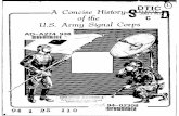 AConcise History ELC 61994 of dieC U.S. Army Signal Corps