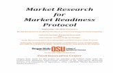 Market Research for Market Readiness Protocol