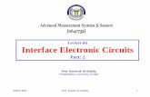 Lecture (6) Interface Electronic Circuits
