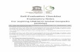 Self-Evaluation Checklist - UNESCO