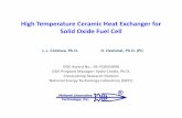 High Temperature Ceramic Heat Exchanger for Solid Oxide ...