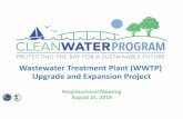 Wastewater Treatment Plant (WWTP) Upgrade and Expansion ...