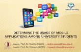 Determine the Usage of Mobile Applications among ...